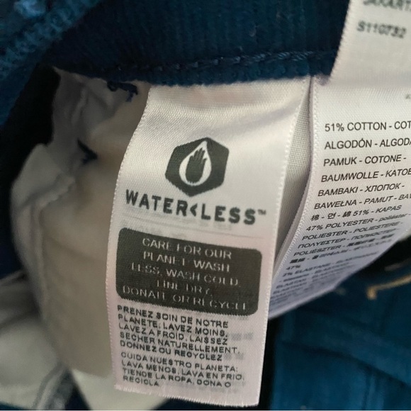 Levis Ribcage Straight Ankle Corduroy Pants in Blue - Picture 7 of 8